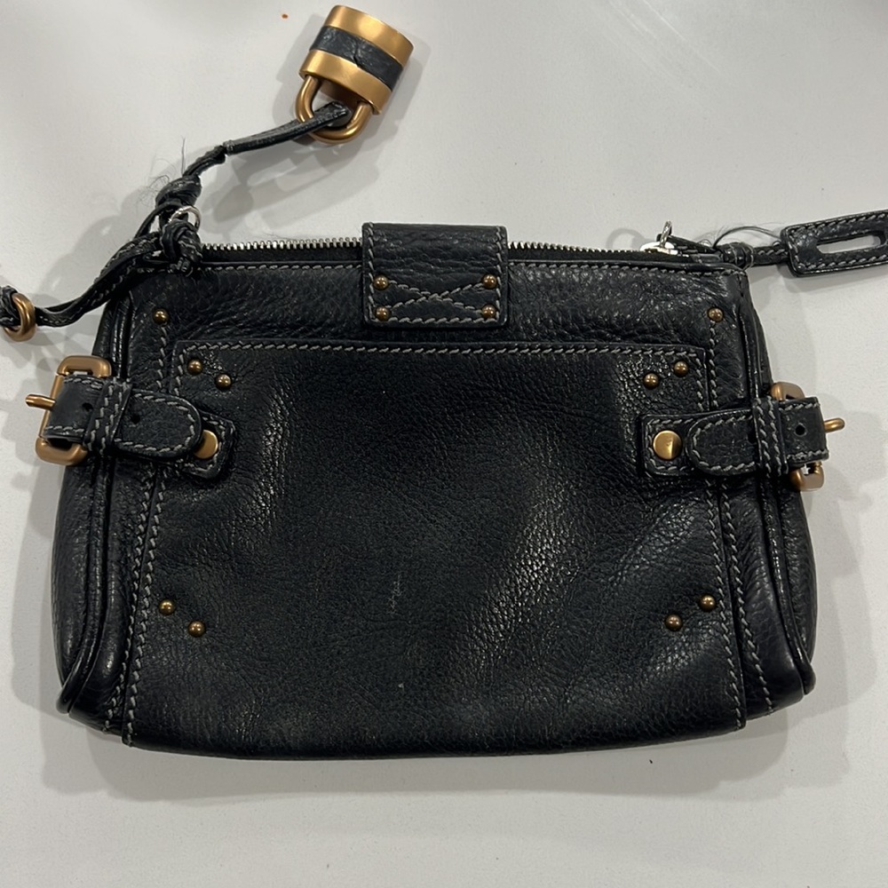Chloe black leather padlock purse - Picture 7 of 7